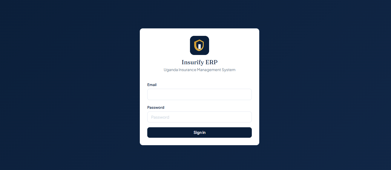 Insurify ERP